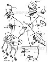 PARTIE ELECTRIQUE 1 pour Yamaha FZR 1989