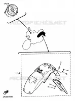 ALTERNATIVE GARDE BOUE pour Yamaha FZR 1989