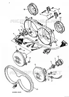 ALTERNATIVE PHARE pour Yamaha FZR 1989