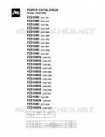 * CATALOG PREFACE * pour Yamaha FAZER 2004