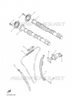 ARBRE A CAMES / CHAINE DE DISTRIBUTION pour Yamaha FAZER 2004