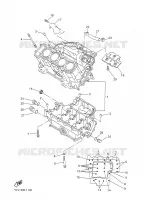 CARTER MOTEUR pour Yamaha FAZER 2004