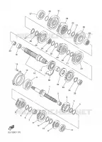 TRANSMISSION pour Yamaha FAZER 2004