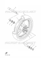 ROUE AVANT pour Yamaha FAZER 2004