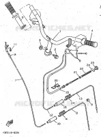GUIDON ET CABLES pour Yamaha BOOSTER 1998