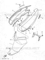 COUVERCLE LATERAL pour Yamaha NEOS 1998