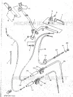 GUIDON ET CABLES pour Yamaha NEOS 1998