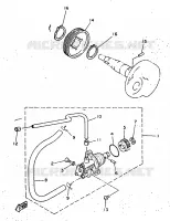 POMPE A HUILE pour Yamaha NEOS 1998