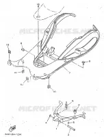 SUPPORT / REPOSE PIEDS pour Yamaha NEOS 1998