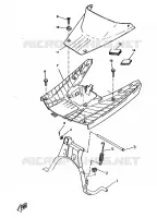BEQUILLE / REPOSE PIEDS pour Yamaha NEXT GENERATION 1997