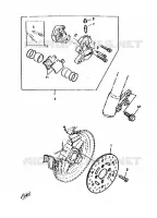 ETRIER DE FREIN AVANT pour Yamaha NEXT GENERATION 1997