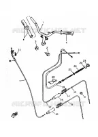 GUIDON ET CABLES pour Yamaha NEXT GENERATION 1997