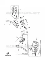 COMMODO / LEVIER pour Yamaha F1-Z 1997