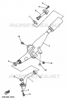 ECHAPPEMENT pour Yamaha F1-Z 1997