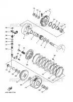 EMBRAYAGE 2 pour Yamaha F1-Z 1997