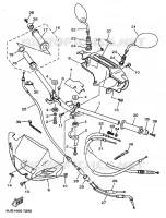 GUIDON ET CABLES pour Yamaha F1-Z 1997