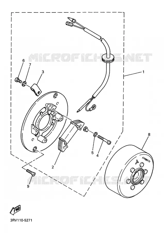 ALLUMAGE Yamaha MOTO 80 1996 PW  PW80