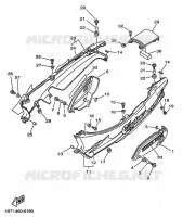 COUVERCLE LATERAL pour Yamaha CRYPTON 1996