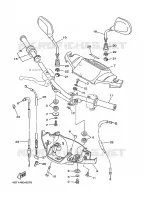 GUIDON ET CABLES pour Yamaha CRYPTON 1996
