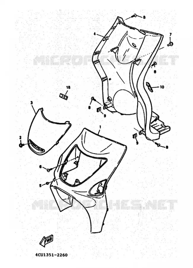 PROTEGE JAMBES Yamaha SCOOTER 50 1995 ZEST  YE50
