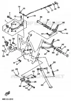 BEQUILLE / REPOSE PIEDS pour Yamaha XT 1993
