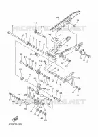 BRAS OSCILLANT  pour Yamaha XT 1993