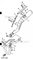 ECHAPPEMENT pour Yamaha XT 1993