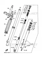 FOURCHE pour Yamaha XT 1993