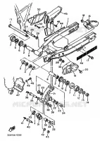 BRAS ARRIERE pour Yamaha TT 1990