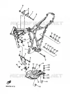 CADRE pour Yamaha TT 1990