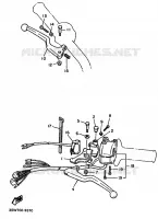 COMMODO / LEVIER pour Yamaha TT 1990