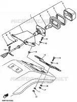 FEU ARRIERE pour Yamaha TT 1990
