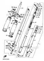 FOURCHE pour Yamaha TT 1990