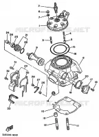 CULASSE pour Yamaha YZ 1989