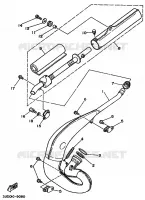 ECHAPPEMENT pour Yamaha YZ 1989