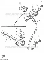 MAITRE CYLINDRE DE FREIN AVANT pour Yamaha YZ 1989