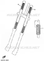 PIÈCES OPTIONNELLES 1   PARTIE CYCLE pour Yamaha YZ 1989