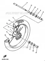 ROUE AVANT pour Yamaha YZ 1989