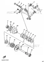 VALVE D'ECHAPPEMENT pour Yamaha YZ 1989