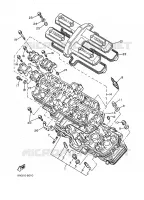 CULASSE pour Yamaha FZ 1986