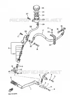 MAITRE CYLINDRE DE FREIN ARRIERE pour Yamaha FZ 1986