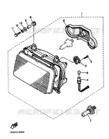 PHARE  pour Yamaha FZ 1986