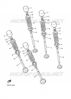SOUPAPE pour Yamaha FZ 1986