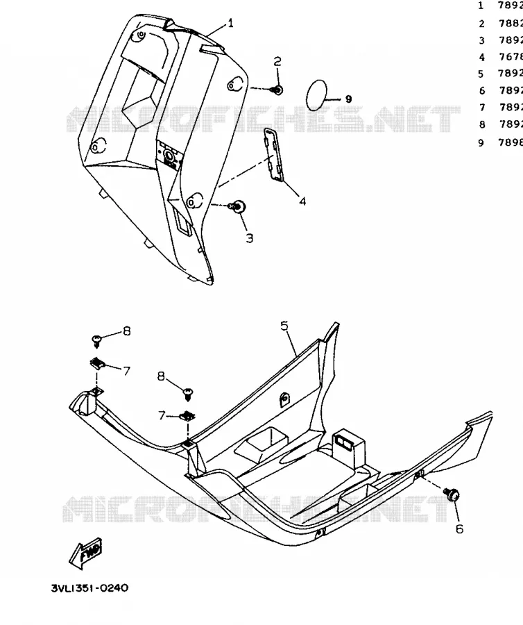PROTEGE JAMBES Yamaha SCOOTER 50 1990 BOOSTER  CW50