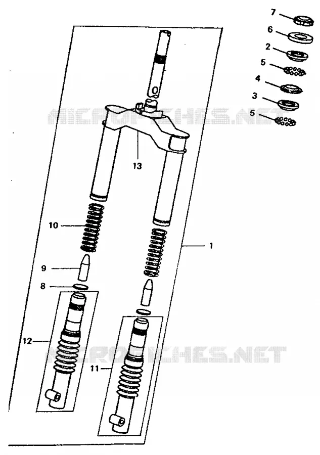 DIRECTION Yamaha SCOOTER 50 1990 BOOSTER  CW50