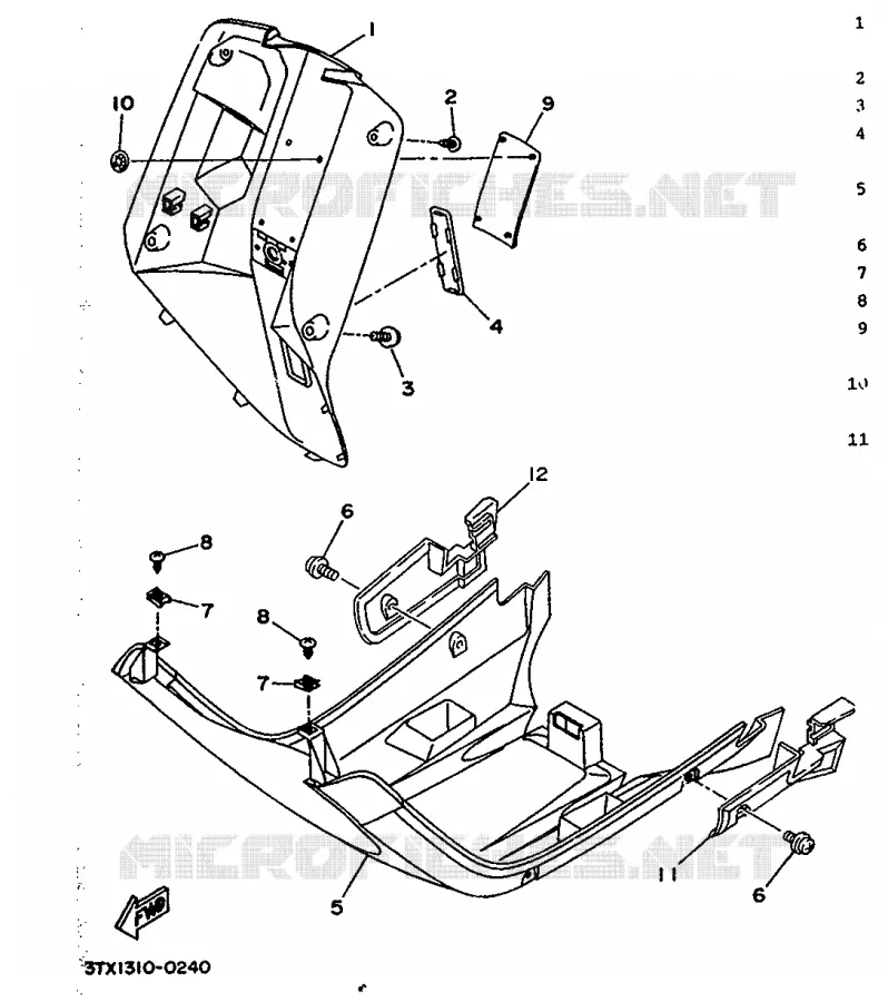 PROTEGE JAMBES Yamaha SCOOTER 50 1991 BOOSTER  CW50