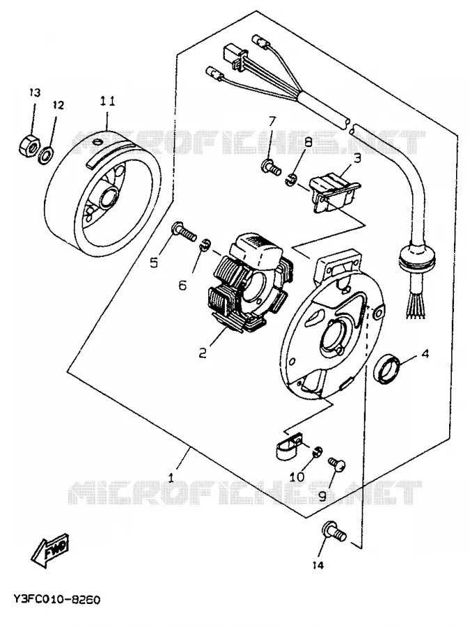 ALLUMAGE Yamaha SCOOTER 50 1992 BOOSTER  CW50