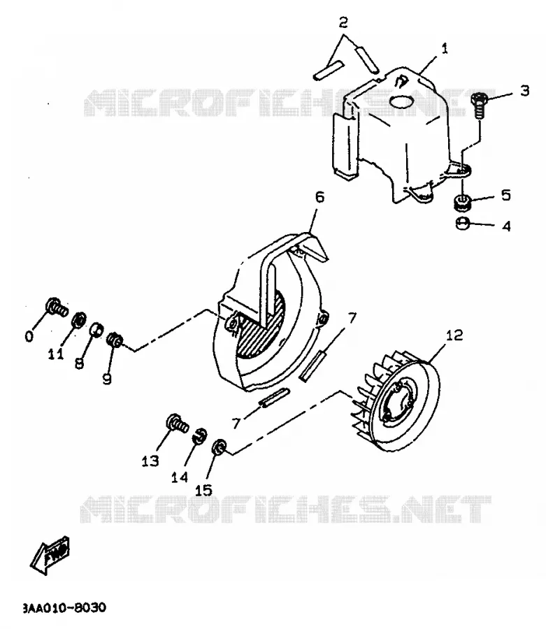 CARTERS DE REFROIDISSEMENT Yamaha SCOOTER 50 1994 BOOSTER  CW50