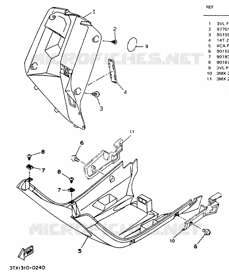 PROTEGE JAMBES Yamaha SCOOTER 50 1994 BOOSTER  CW50