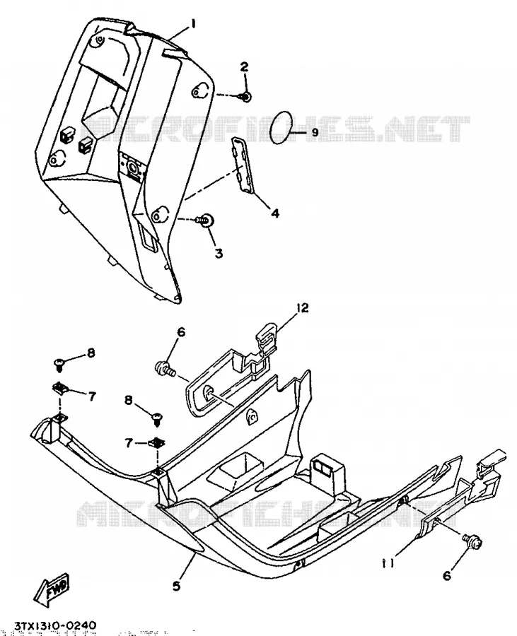PROTEGE JAMBES Yamaha SCOOTER 50 1994 BOOSTER  CW50